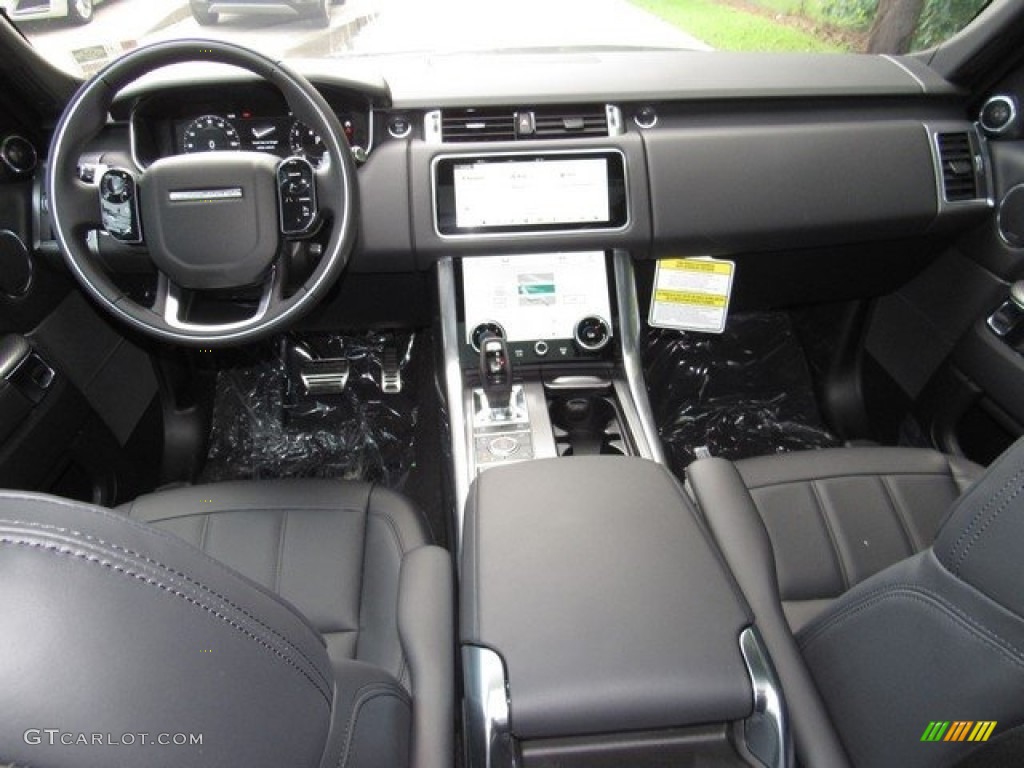 2019 Land Rover Range Rover Sport Supercharged Dynamic Ebony/Ebony Dashboard Photo #129748058