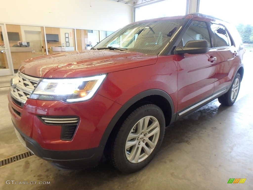 2018 Explorer XLT 4WD - Ruby Red / Ebony Black photo #4