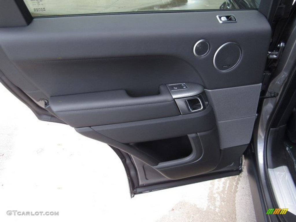2019 Land Rover Range Rover Sport Supercharged Dynamic Ebony/Ebony Door Panel Photo #129748382