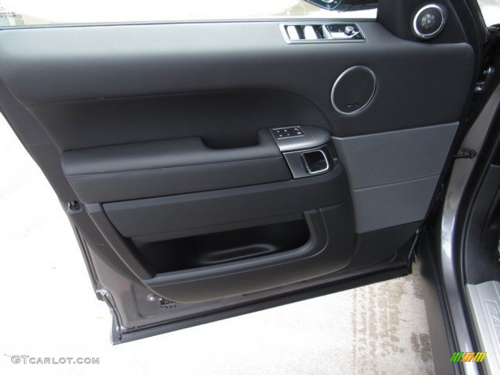 2019 Land Rover Range Rover Sport Supercharged Dynamic Ebony/Ebony Door Panel Photo #129748397