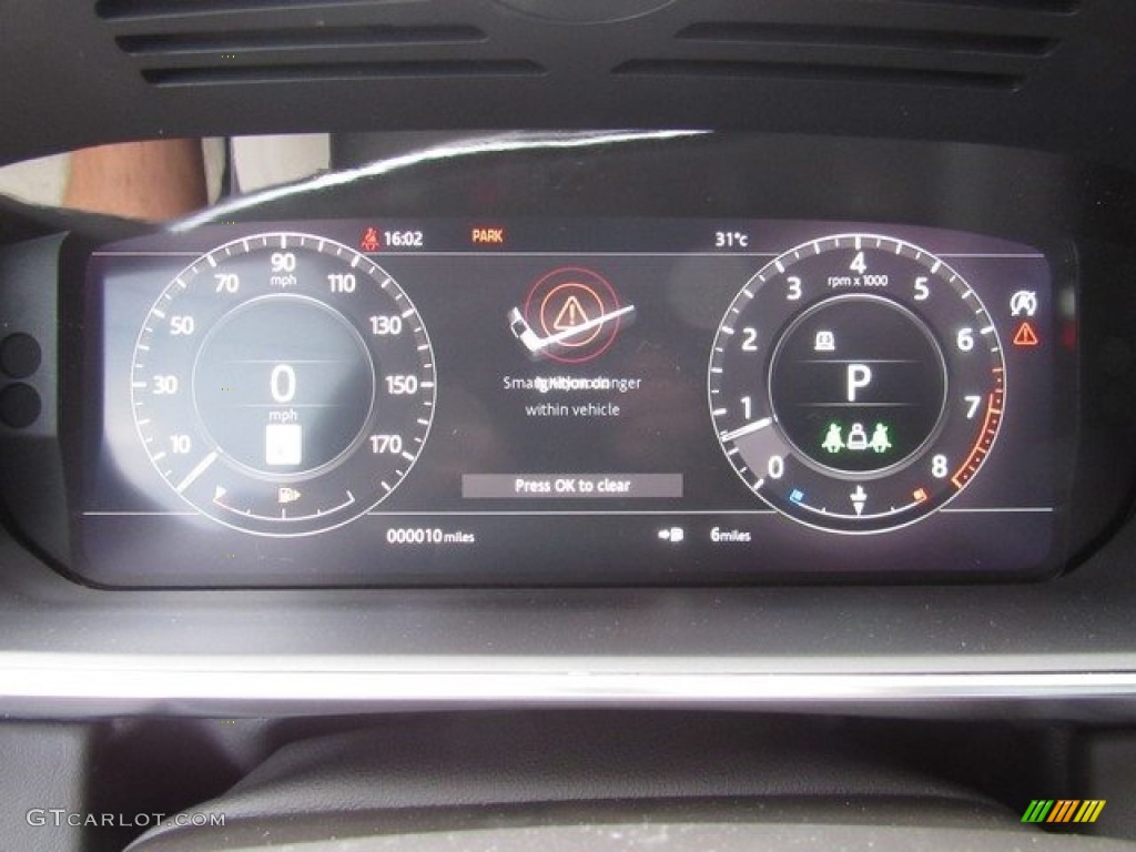 2019 Land Rover Range Rover Sport Supercharged Dynamic Gauges Photo #129748502