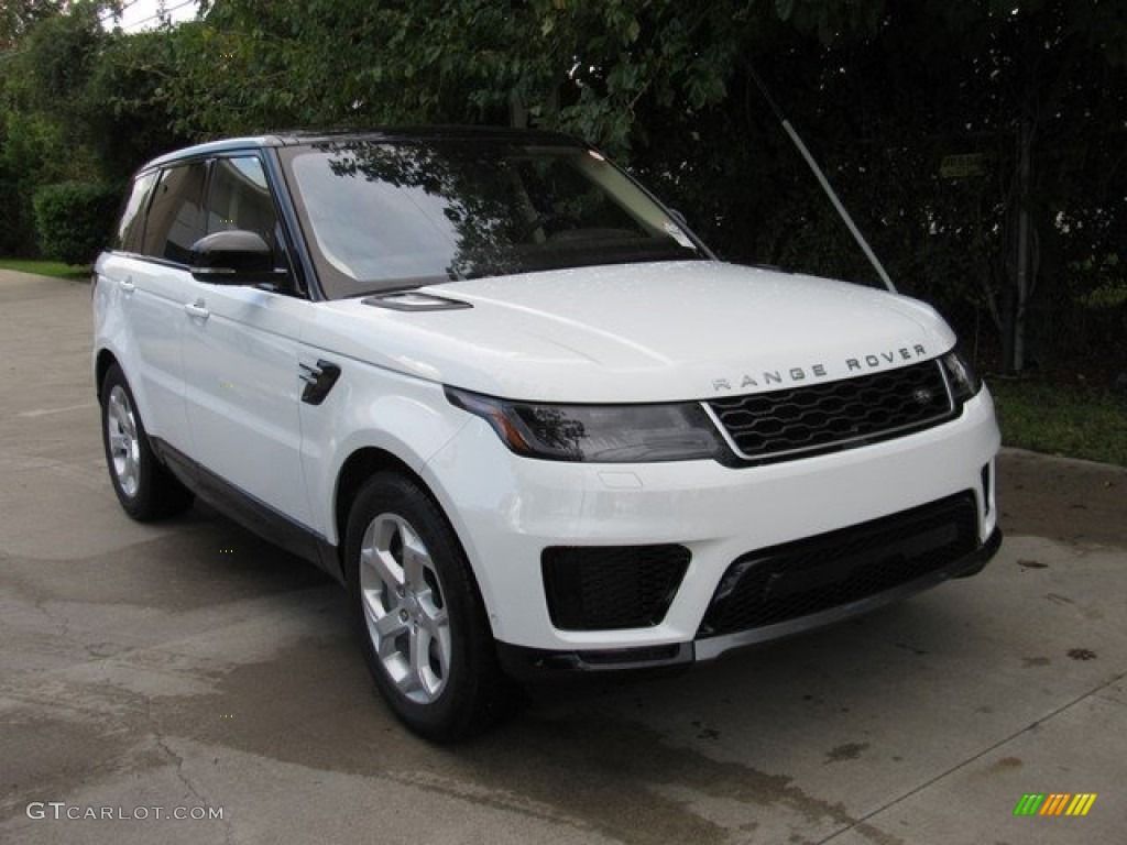 Fuji White 2019 Land Rover Range Rover Sport HSE Exterior Photo #129748673