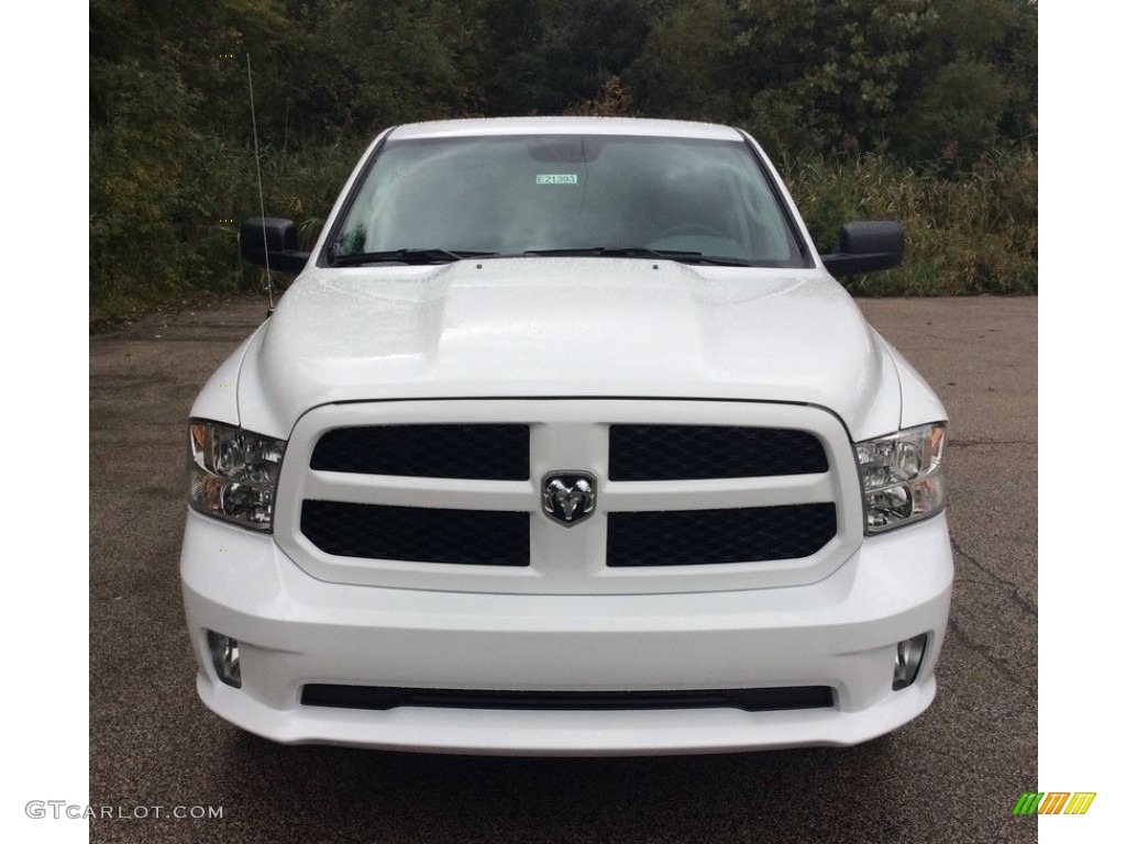 2019 1500 Classic Express Crew Cab 4x4 - Bright White / Black/Diesel Gray photo #3