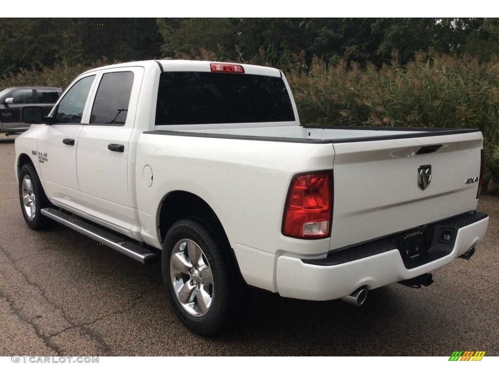2019 1500 Classic Express Crew Cab 4x4 - Bright White / Black/Diesel Gray photo #4