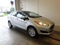 2018 Ingot Silver Ford Fiesta SE Sedan  photo #1