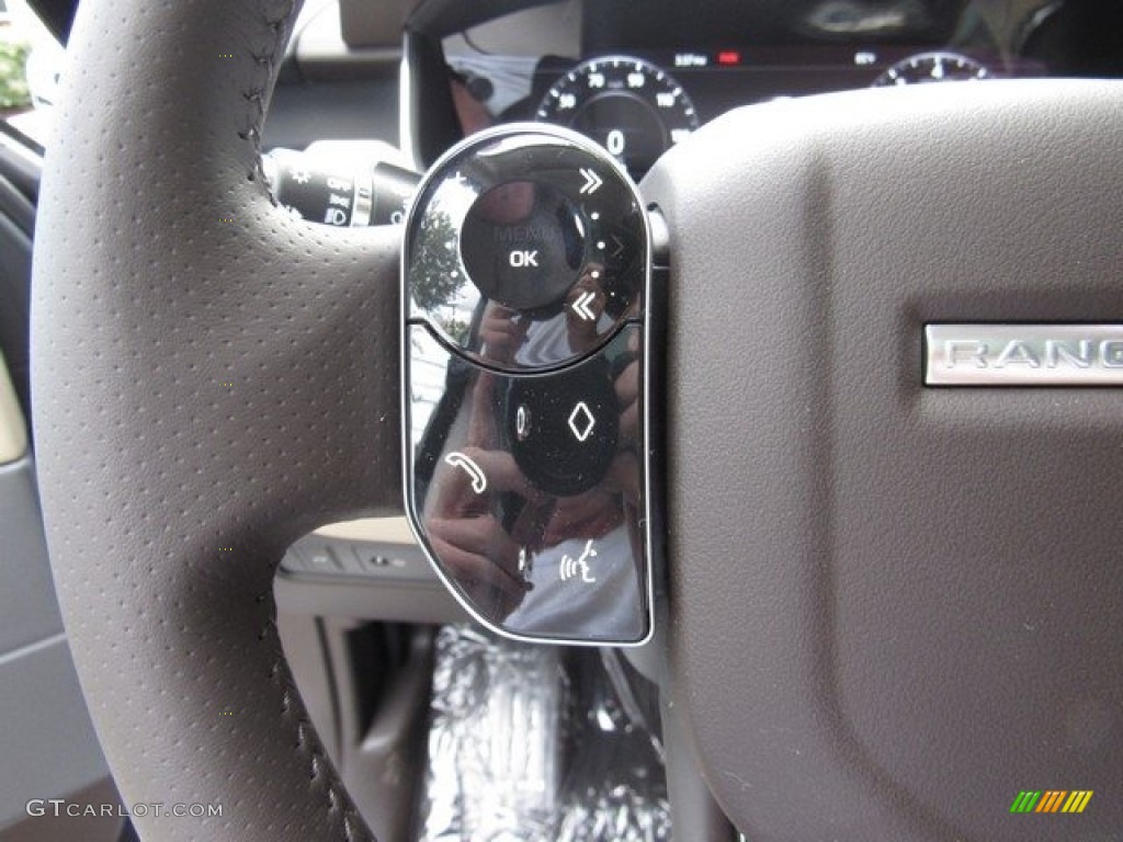 2019 Land Rover Range Rover Sport HSE Espresso/Almond Steering Wheel Photo #129749102