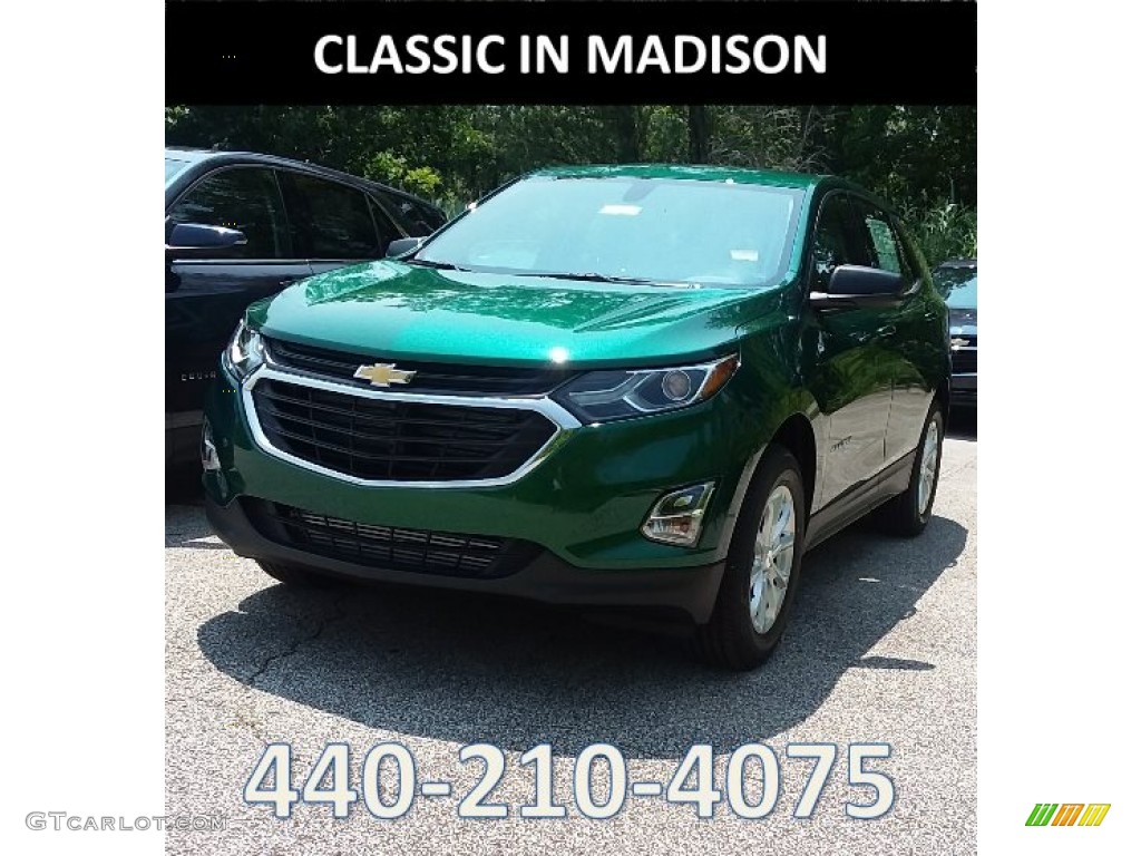 2019 Equinox LS AWD - Ivy Green Metallic / Medium Ash Gray photo #1
