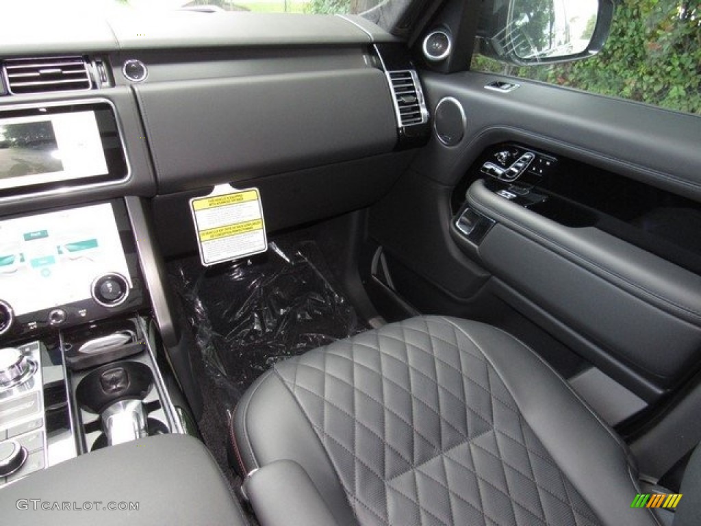 2018 Land Rover Range Rover SVAutobiography Dynamic Ebony/Pimento Dashboard Photo #129750725