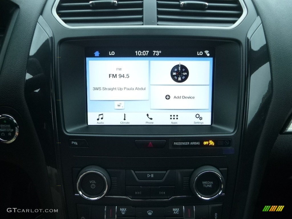 2018 Explorer XLT 4WD - Ingot Silver / Ebony Black photo #14