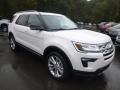 2018 White Platinum Ford Explorer XLT 4WD  photo #3
