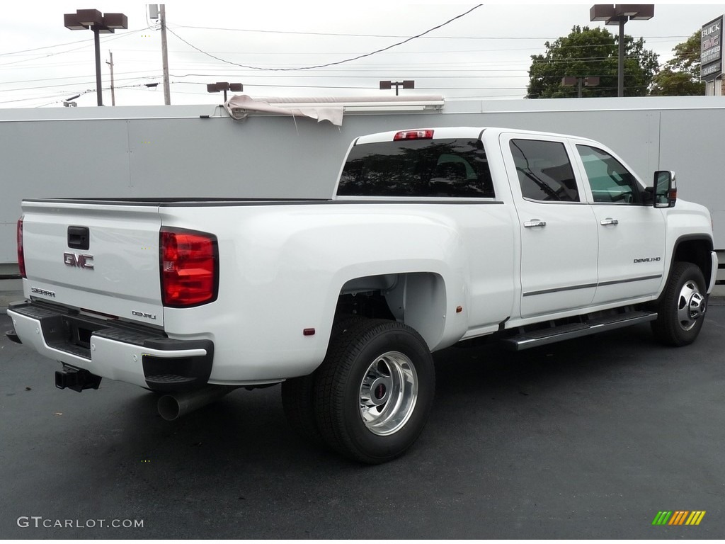 Summit White 2019 GMC Sierra 3500HD Denali Crew Cab 4WD Dual Rear Wheel Exterior Photo #129752852