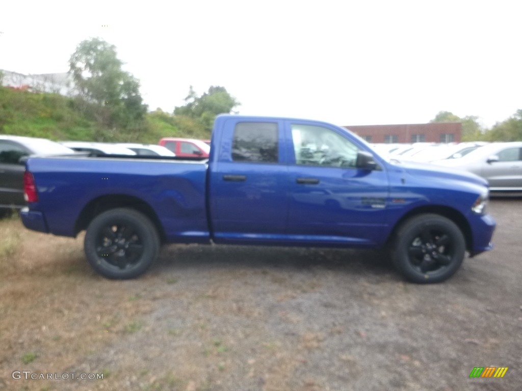 2019 1500 Classic Tradesman Quad Cab 4x4 - Blue Streak Pearl / Black photo #6