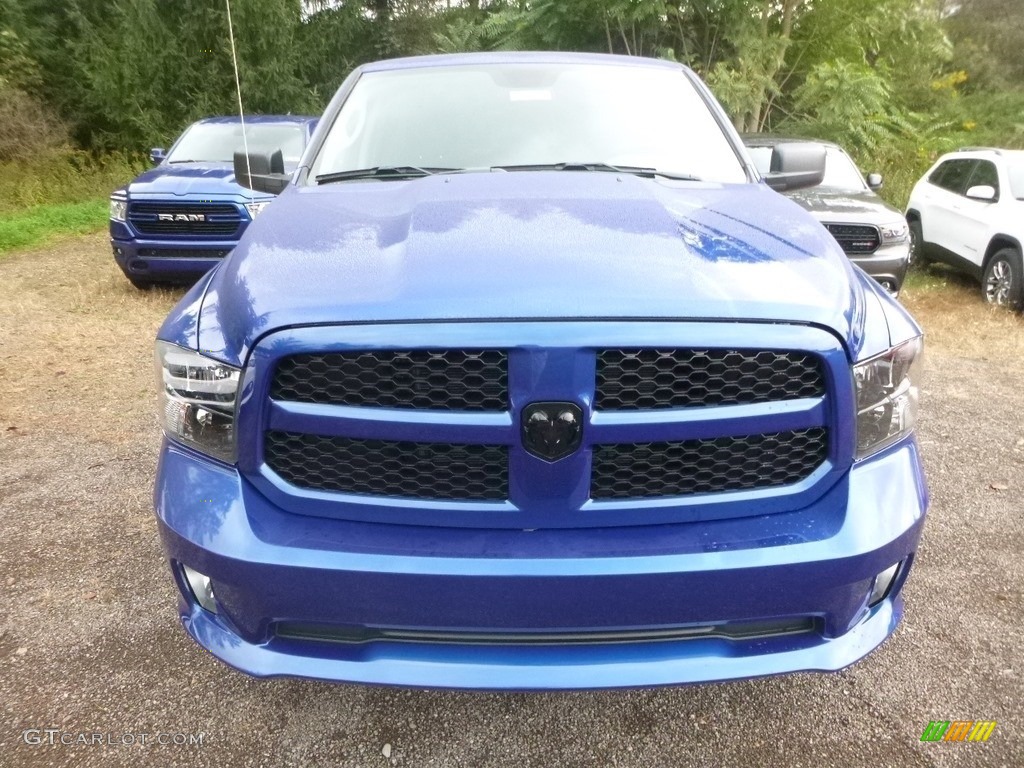 2019 1500 Classic Tradesman Quad Cab 4x4 - Blue Streak Pearl / Black photo #8