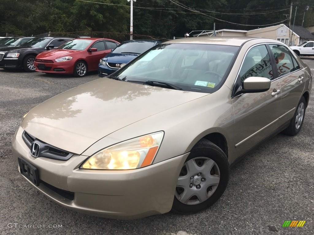 2005 Accord LX Sedan - Desert Mist Metallic / Ivory photo #1