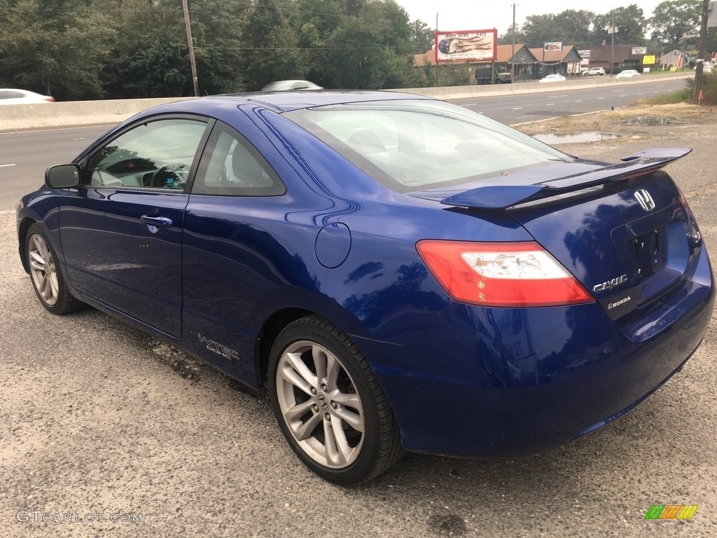 2007 Civic Si Coupe - Fiji Blue Metallic / Black photo #3