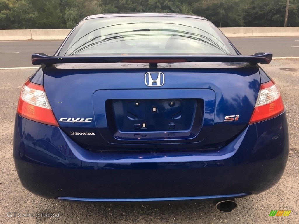 2007 Civic Si Coupe - Fiji Blue Metallic / Black photo #4