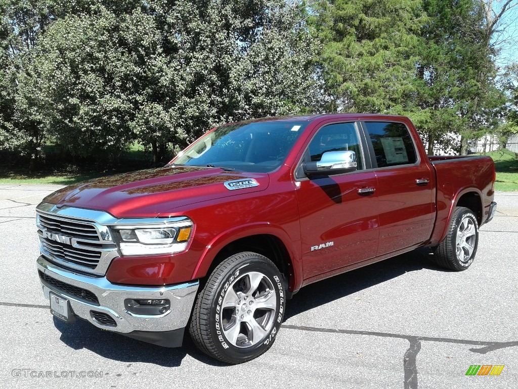 2019 1500 Laramie Crew Cab 4x4 - Delmonico Red Pearl / Black photo #2