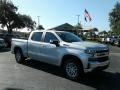 2019 Silver Ice Metallic Chevrolet Silverado 1500 LT Crew Cab 4WD  photo #7