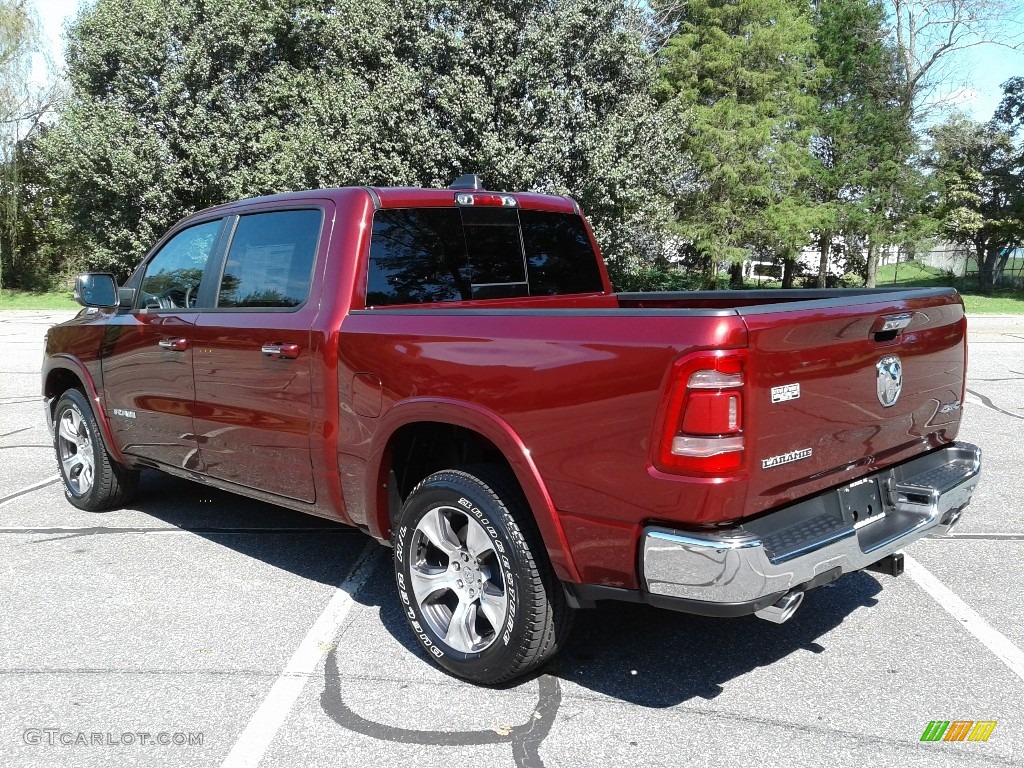 2019 1500 Laramie Crew Cab 4x4 - Delmonico Red Pearl / Black photo #8