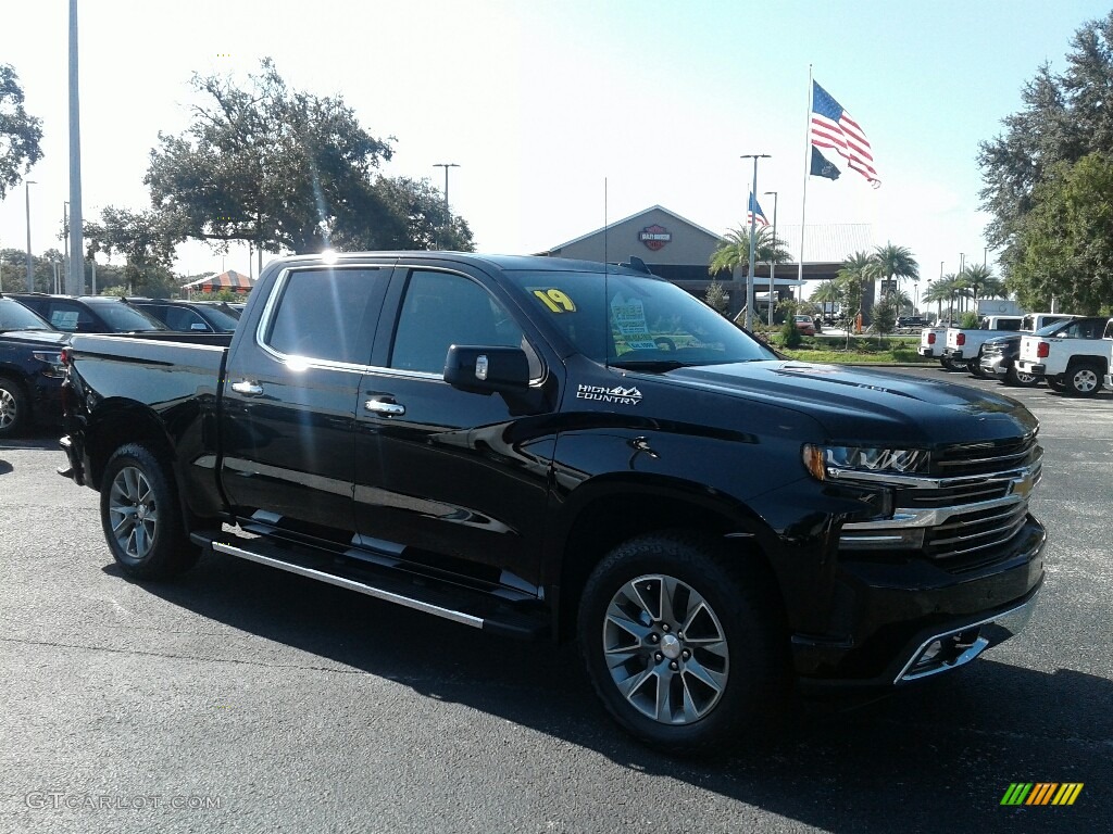 2019 Silverado 1500 High Country Crew Cab 4WD - Black / Jet Black/Umber photo #7
