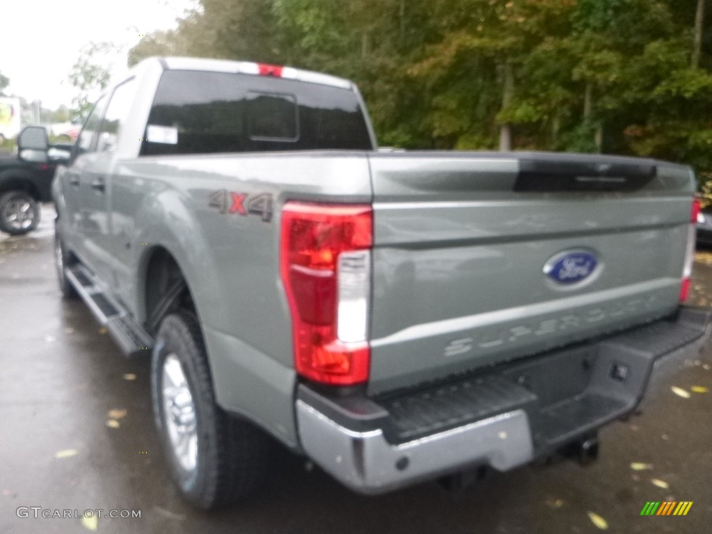 2019 F250 Super Duty XLT Crew Cab 4x4 - Silver Spruce / Camel photo #6