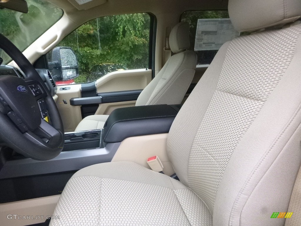 2019 F250 Super Duty XLT Crew Cab 4x4 - Silver Spruce / Camel photo #12