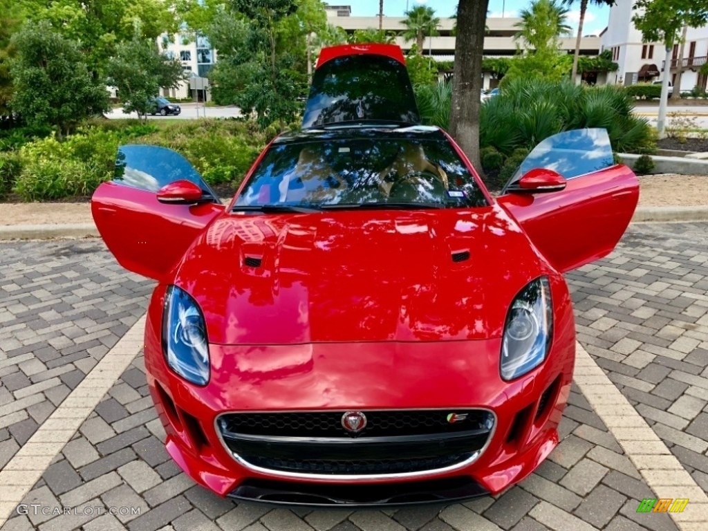 2017 F-TYPE S AWD Coupe - Caldera Red / Jet photo #3