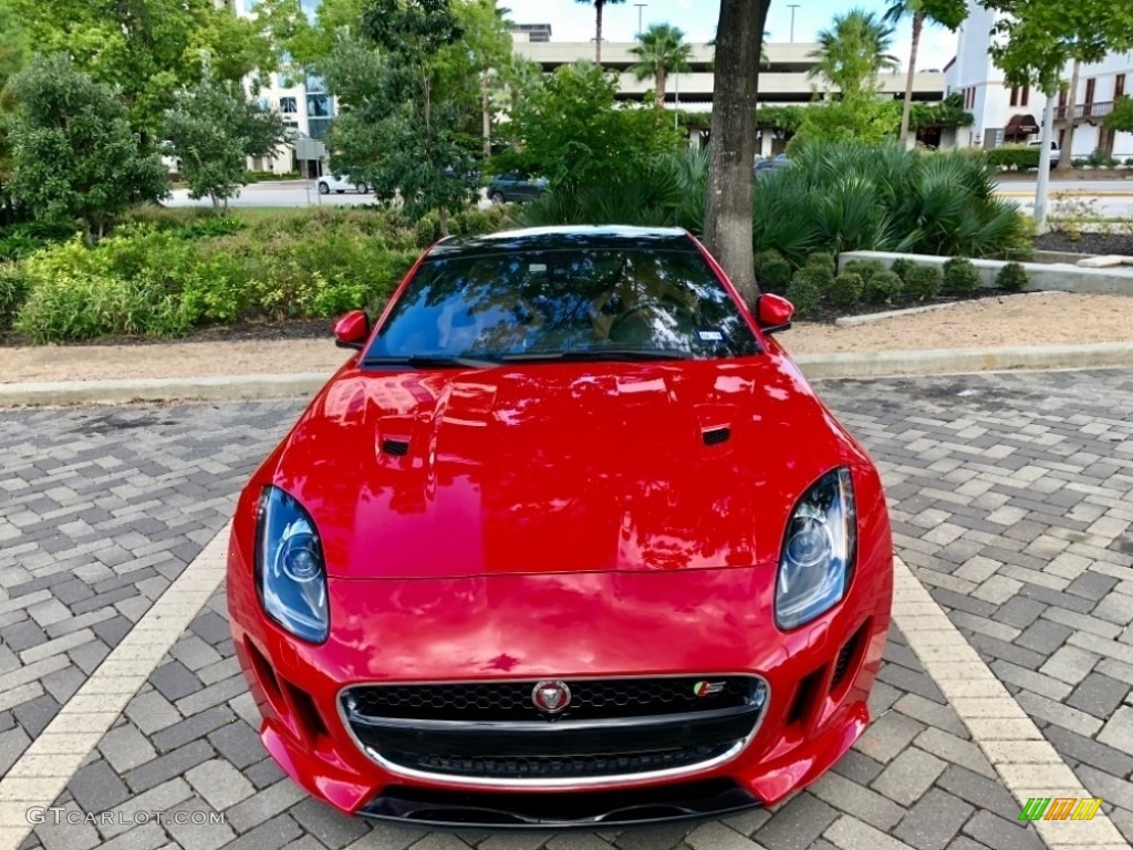 2017 F-TYPE S AWD Coupe - Caldera Red / Jet photo #12