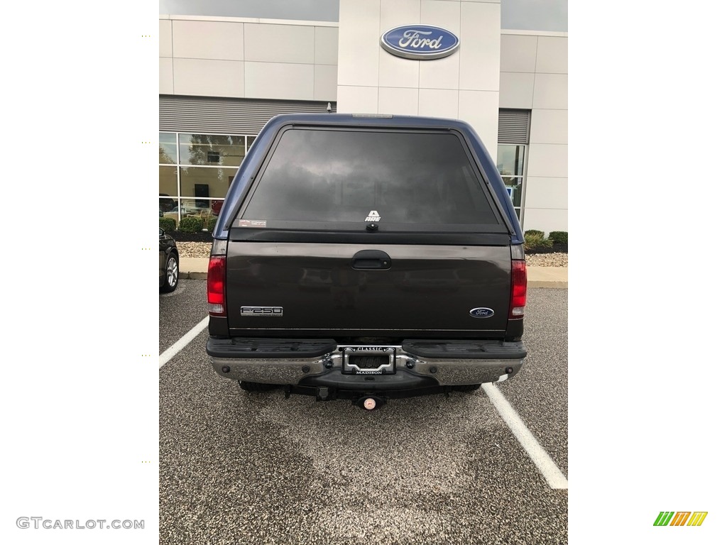 2007 F250 Super Duty Lariat SuperCab 4x4 - Dark Stone Metallic / Tan photo #4
