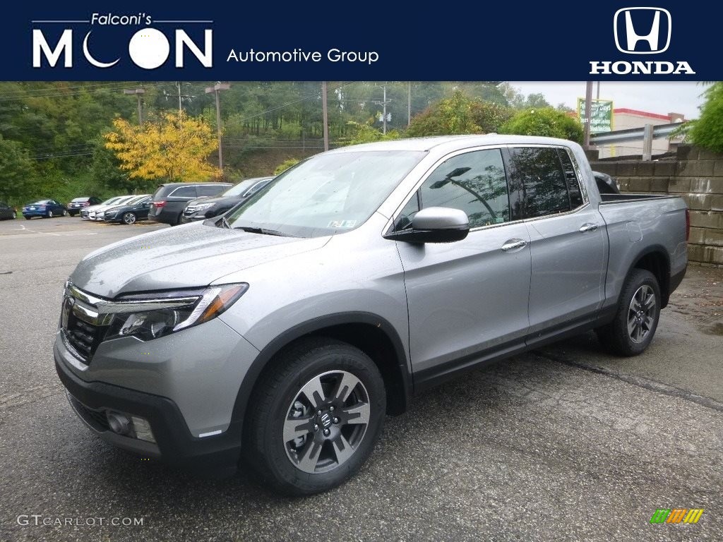 2019 Ridgeline RTL-E AWD - Lunar Silver Metallic / Black photo #1