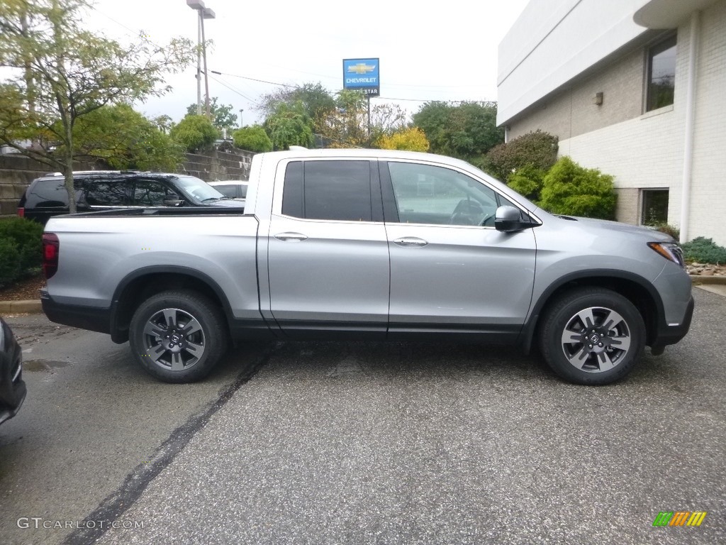 Lunar Silver Metallic 2019 Honda Ridgeline RTL-E AWD Exterior Photo #129758807