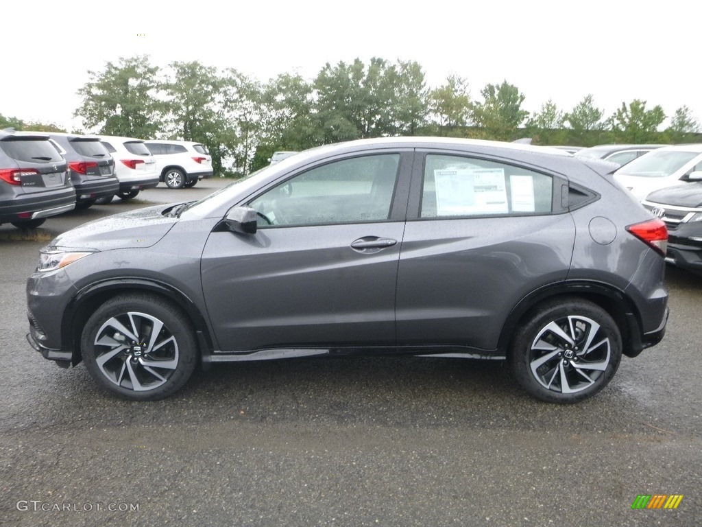 Modern Steel Metallic 2019 Honda HR-V Sport AWD Exterior Photo #129759728