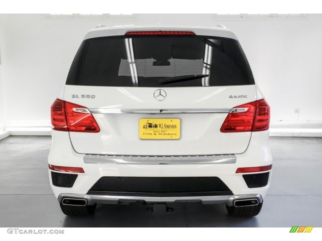 2016 GL 550 4Matic - Polar White / designo Auburn Brown photo #3