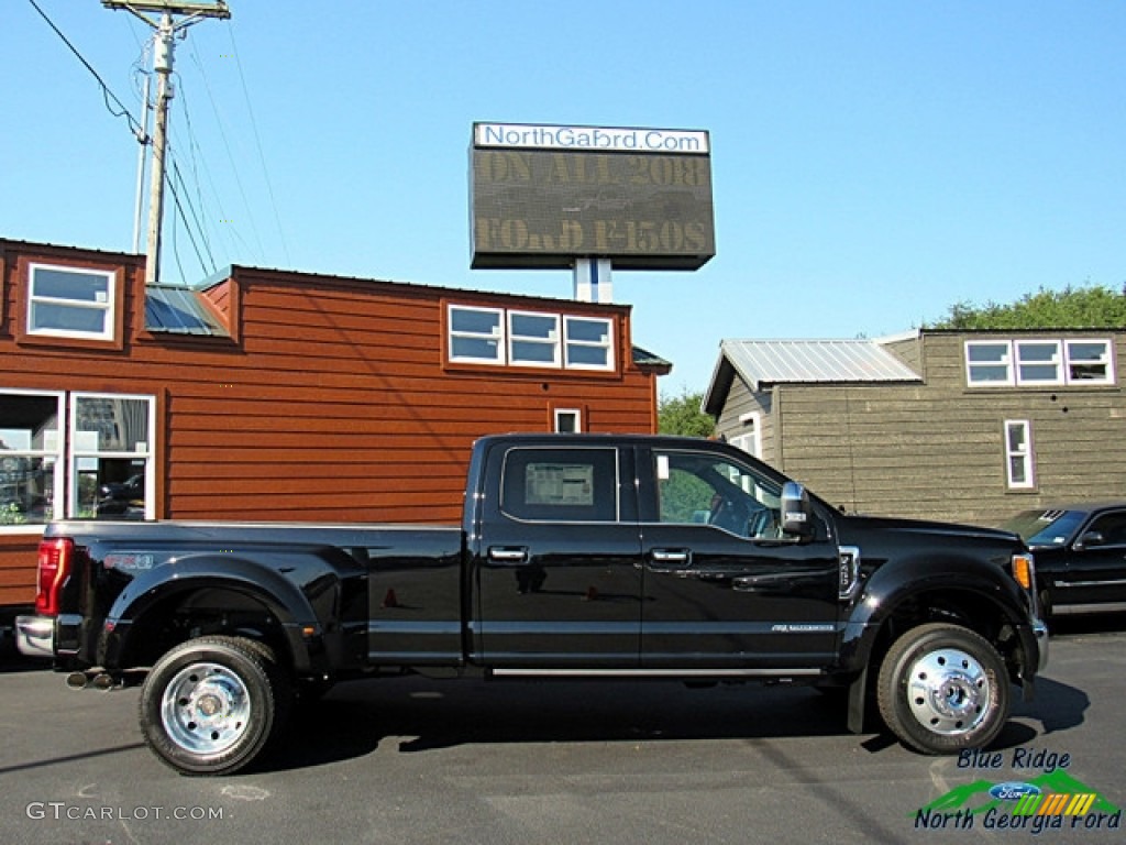 2019 F450 Super Duty King Ranch Crew Cab 4x4 - Agate Black / King Ranch Java photo #6