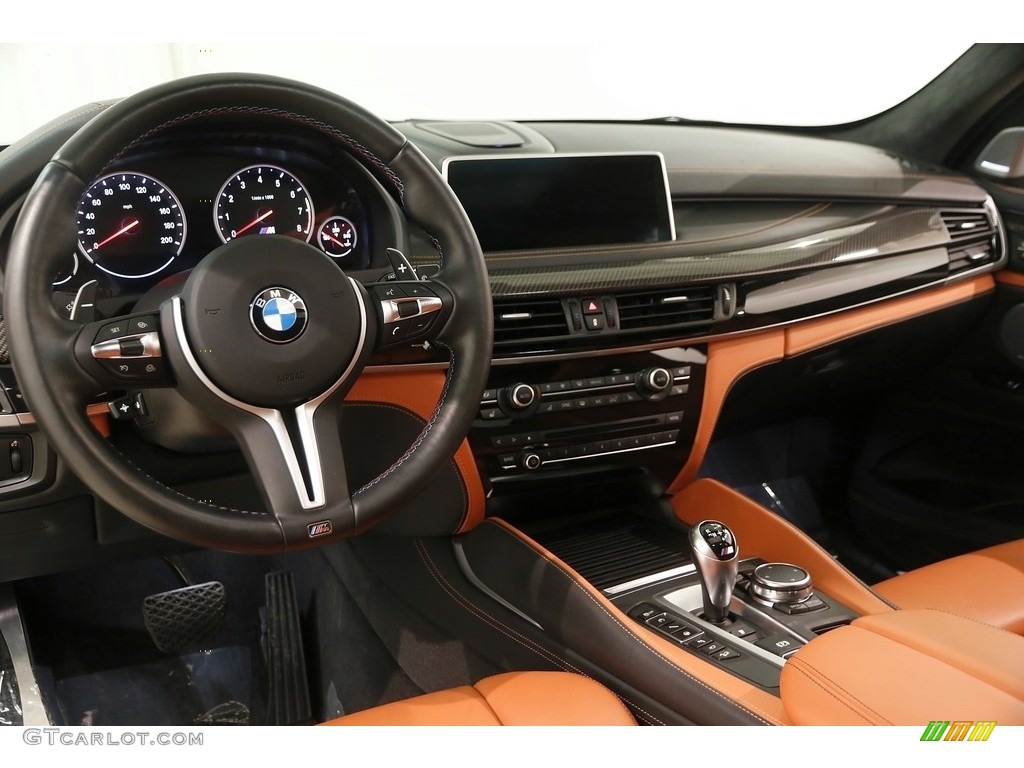 2016 BMW X5 M xDrive Aragon Brown Dashboard Photo #129762089
