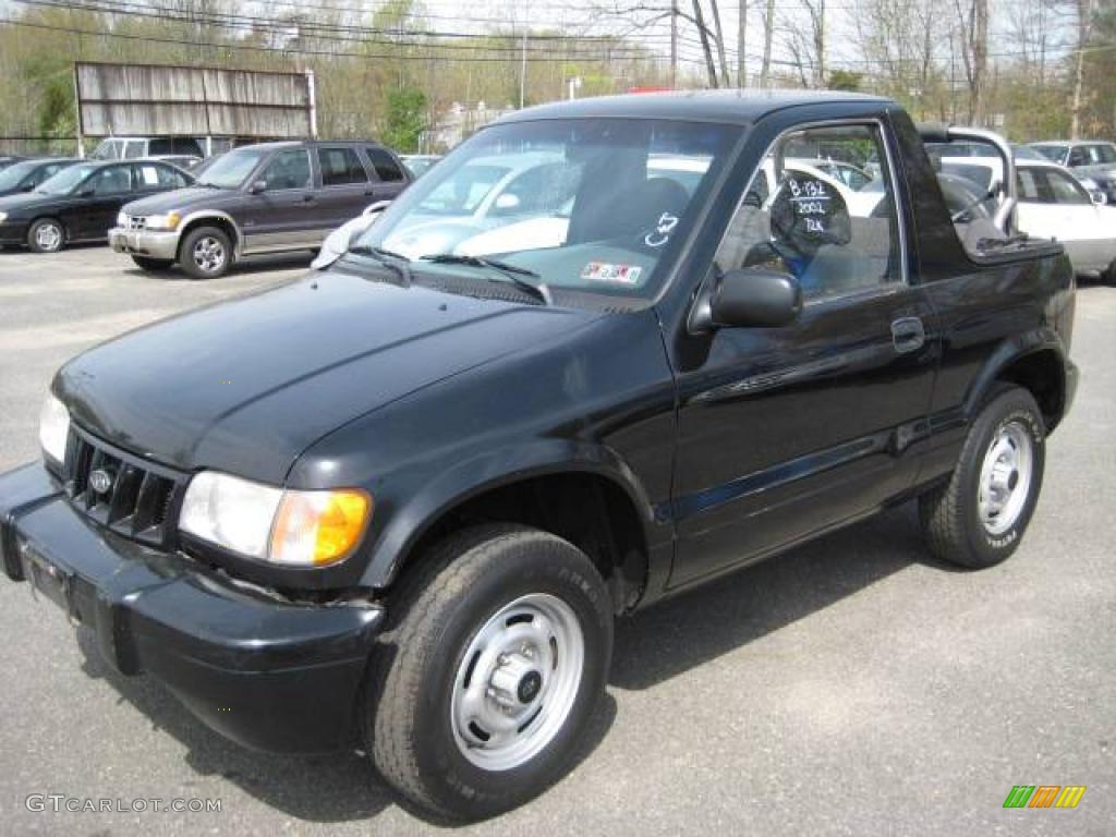 2002 Sportage  - Black / Gray photo #2
