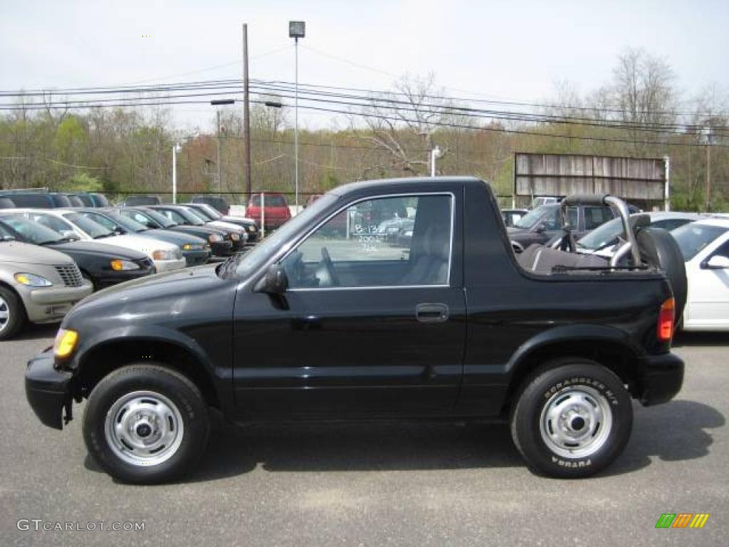 2002 Sportage  - Black / Gray photo #3
