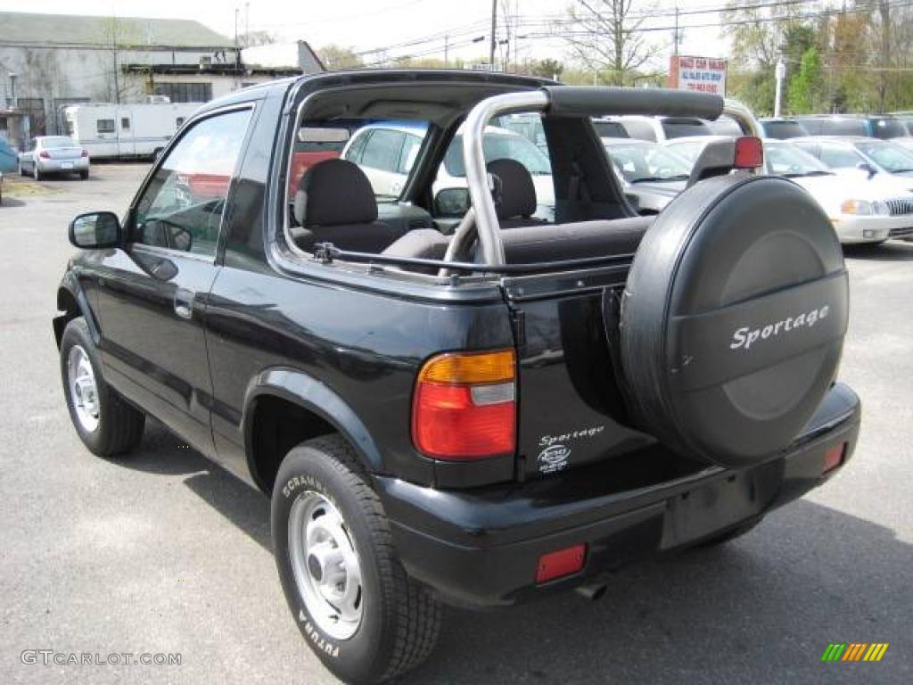 2002 Sportage  - Black / Gray photo #4