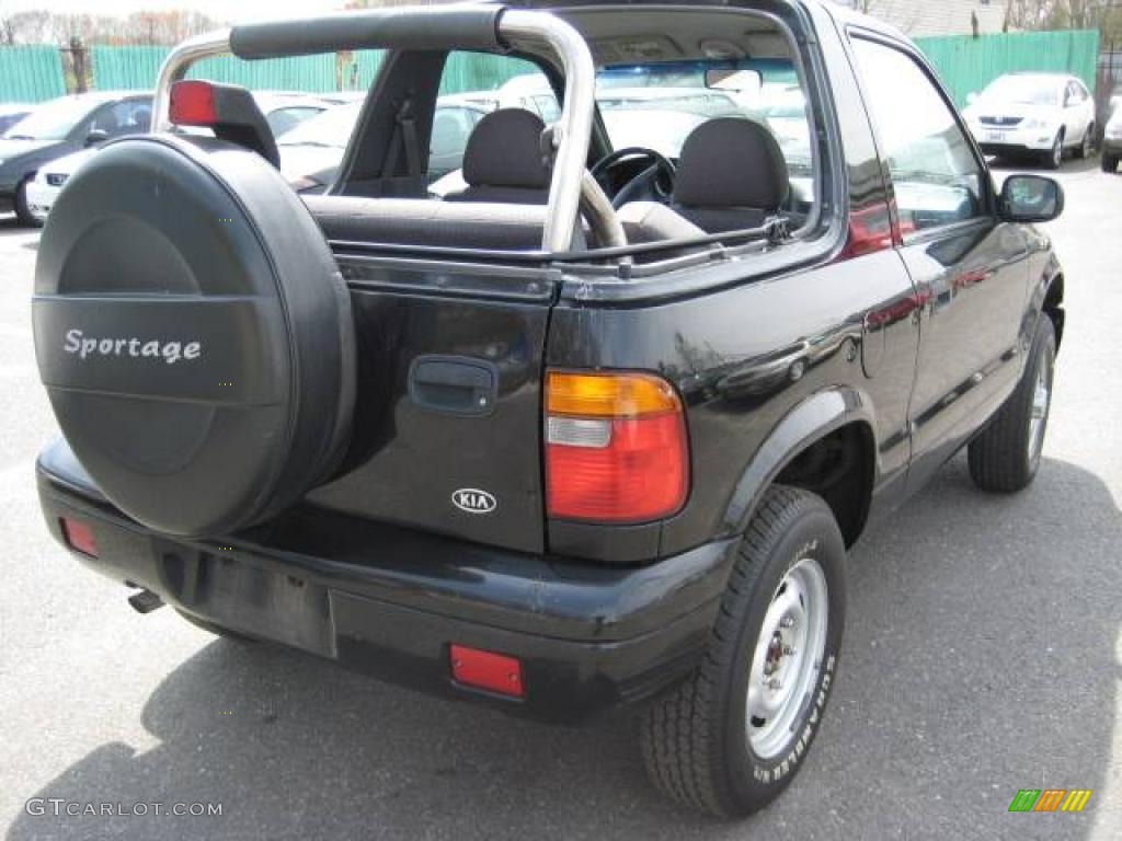 2002 Sportage  - Black / Gray photo #6