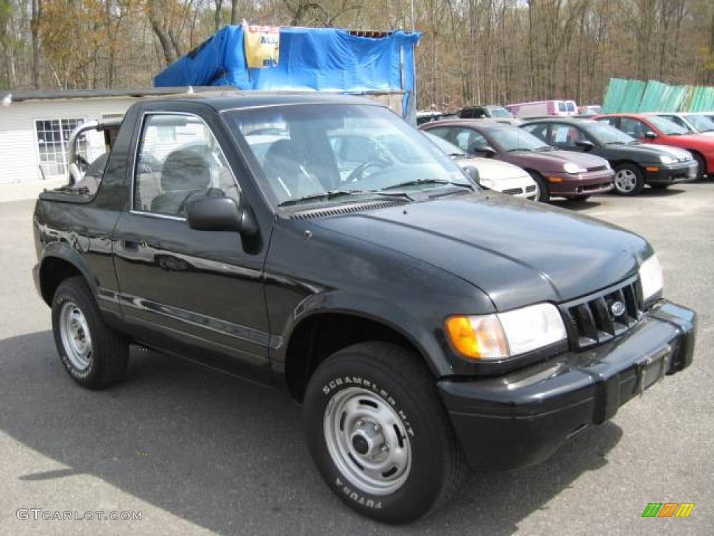 2002 Sportage  - Black / Gray photo #8
