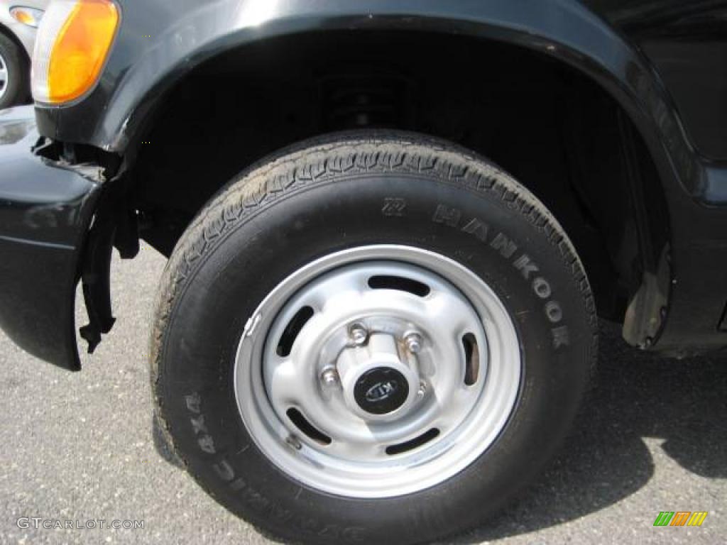 2002 Sportage  - Black / Gray photo #13