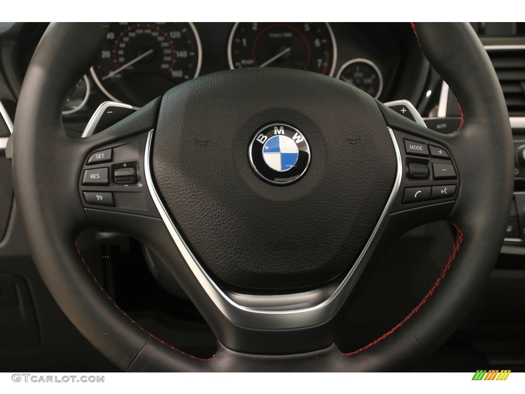 2018 3 Series 330i xDrive Sedan - Mineral White Metallic / Black photo #7