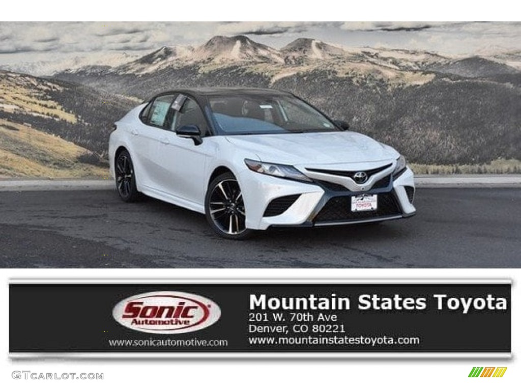 2019 Camry XSE - Wind Chill Pearl / Black photo #1