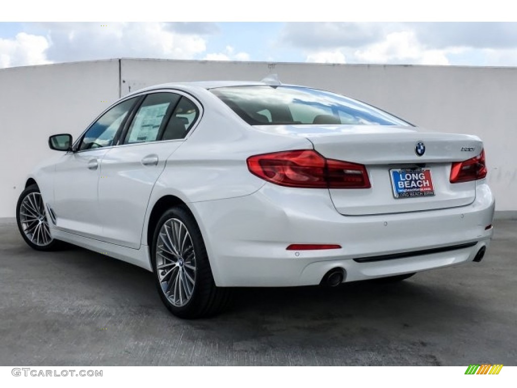 2019 5 Series 530i Sedan - Mineral White Metallic / Cognac photo #2