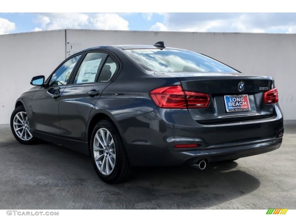 2018 3 Series 320i Sedan - Mineral Grey Metallic / Black photo #2
