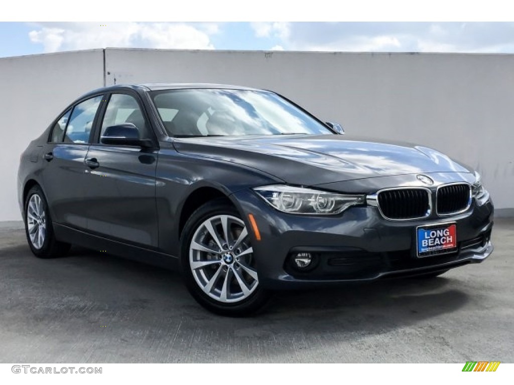 2018 3 Series 320i Sedan - Mineral Grey Metallic / Black photo #12
