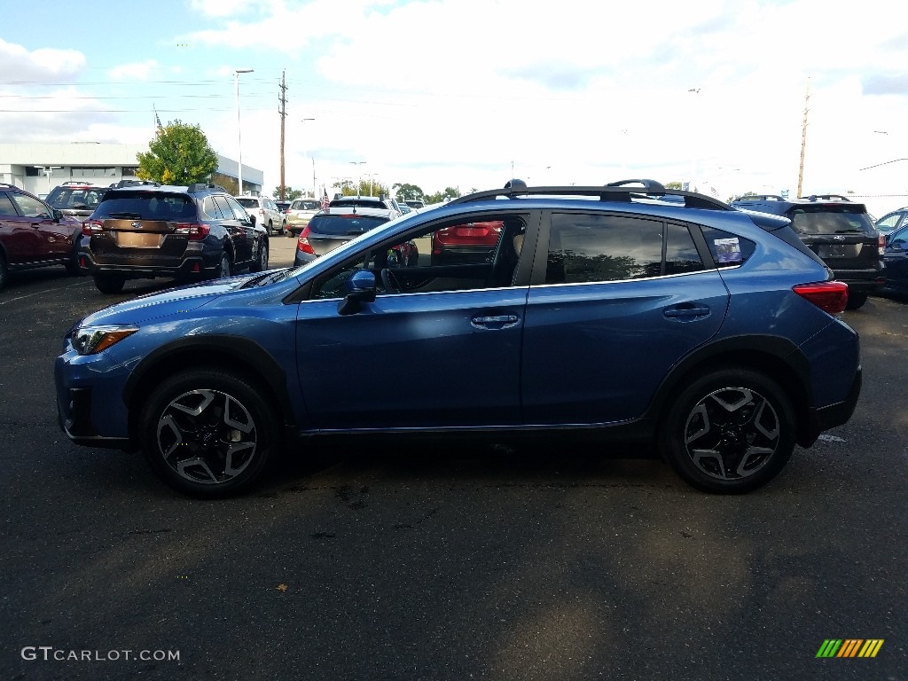 2019 Crosstrek 2.0i Limited - Quartz Blue Pearl / Gray photo #3