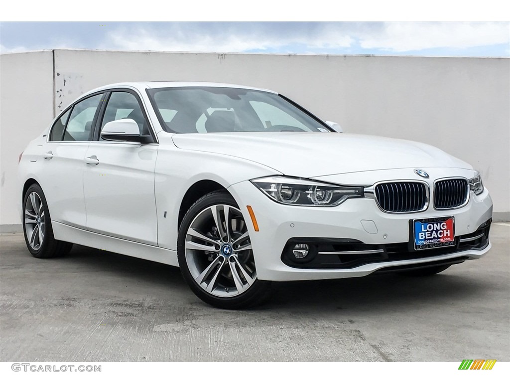 2018 3 Series 330e iPerformance Sedan - Alpine White / Black photo #12