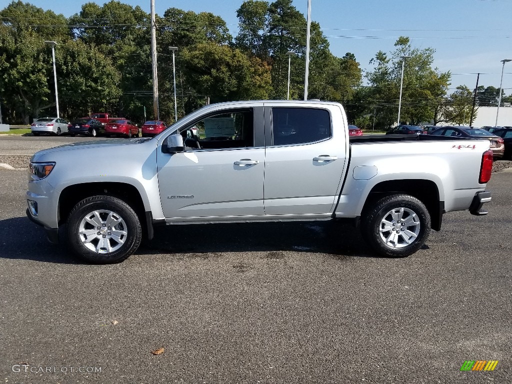Silver Ice Metallic 2019 Chevrolet Colorado LT Crew Cab 4x4 Exterior Photo #129764921