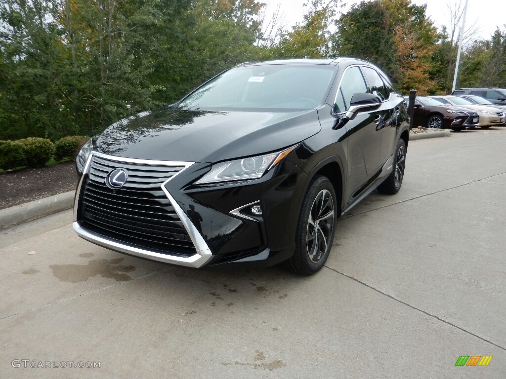 2019 RX 450h AWD - Obsidian / Black photo #1